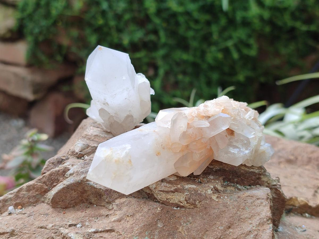 Natural Cascading Candle Quartz Clusters x 12 From Antsirabe, Madagascar