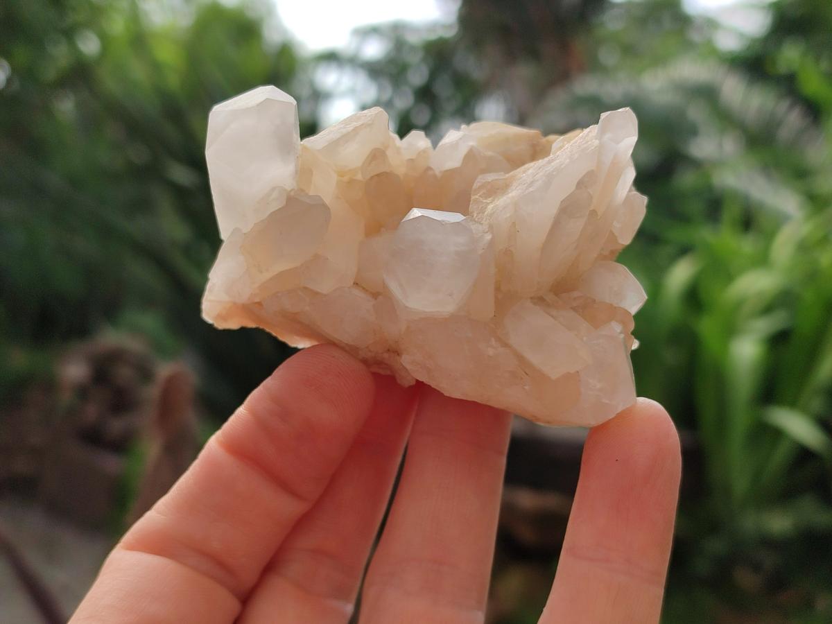 Natural Cascading Candle Quartz Clusters x 12 From Antsirabe, Madagascar