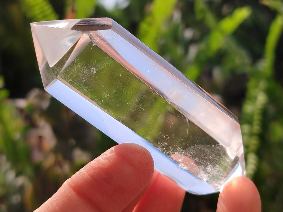 Polished Double Terminated Clear Quartz Crystals x 12 From Madagascar