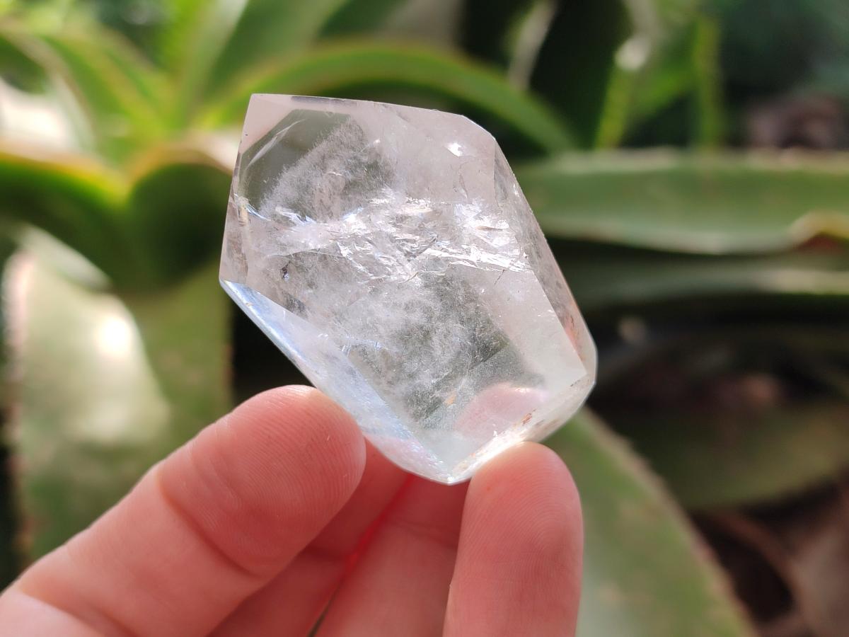 Polished Double Terminated Clear Quartz Crystals x 12 From Madagascar