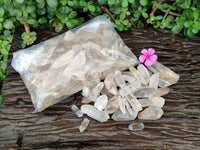 Natural Smokey and Clear Quartz Crystals x 2 Kg Lot From Zambia