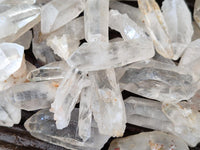 Natural Smokey and Clear Quartz Crystals x 2 Kg Lot From Zambia