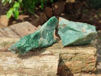Natural Swazi Jade Cobbed Specimens x 12 From Swaziland