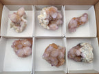 Natural Amethyst and Ametrine Spirit Clusters x 6 From Boekenhouthoek, South Africa