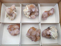 Natural Amethyst and Ametrine Spirit Clusters x 6 From Boekenhouthoek, South Africa