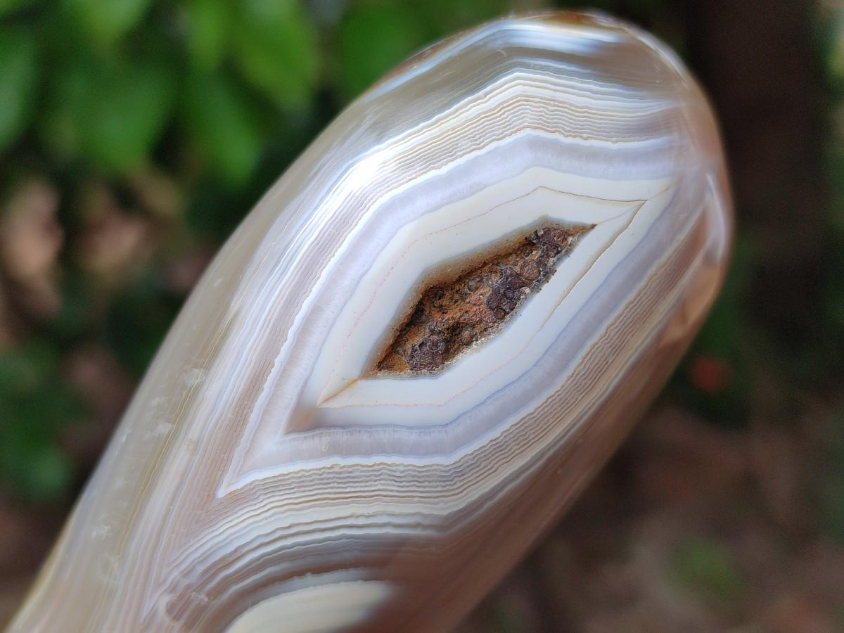 Polished Snow Orca Agate Standing Free Forms x 4 From Madagascar