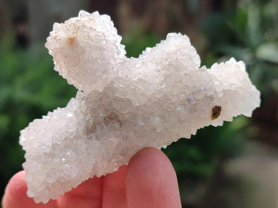 Natural Drusy Snow Finger Crystals x 35 From Albert's Mountain, Lesotho