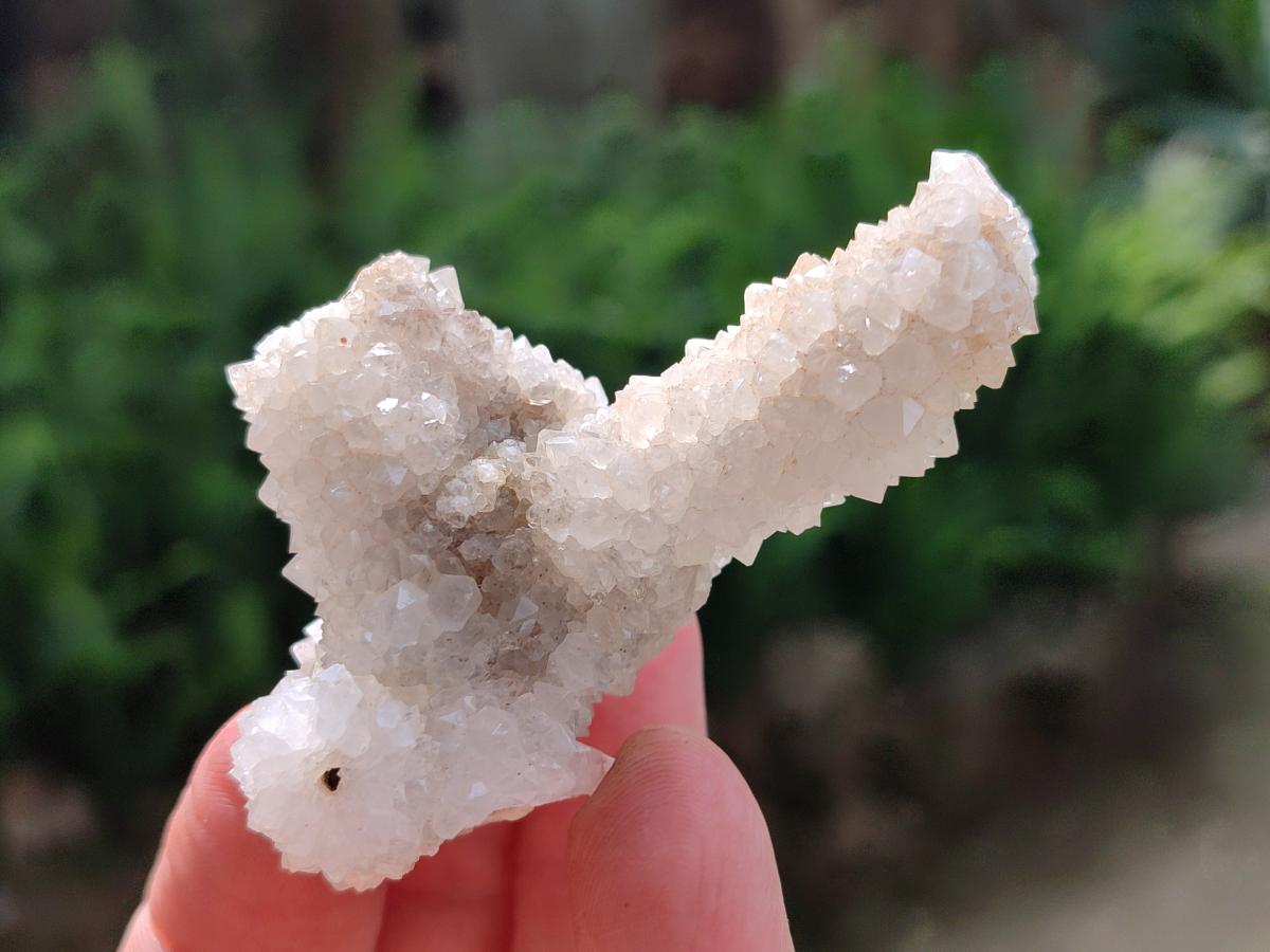 Natural Drusy Snow Finger Crystals x 35 From Albert's Mountain, Lesotho