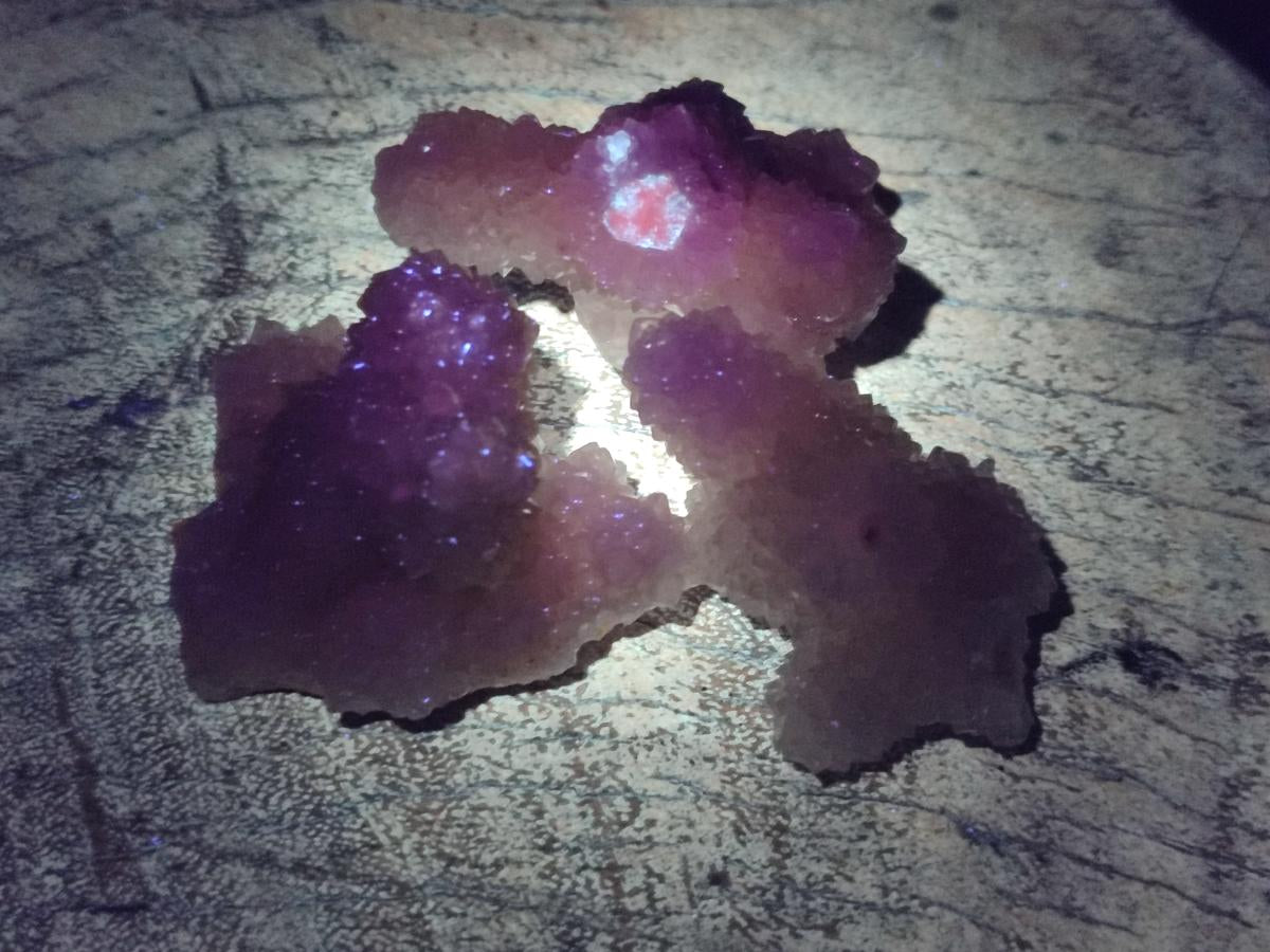 Natural Drusy Snow Finger Crystals x 35 From Albert's Mountain, Lesotho