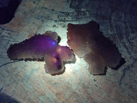 Natural Drusy Snow Finger Crystals x 35 From Albert's Mountain, Lesotho