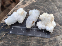 Natural Drusy Snow Finger Crystals x 35 From Albert's Mountain, Lesotho