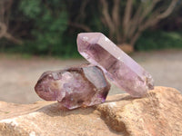 Natural Window Amethyst Crystals x 13 From Chiredzi, Zimbabwe