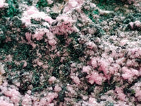 Natural Salrose Cobaltion Dolomite Specimens with Malachite x 2 From Kakanda, Congo