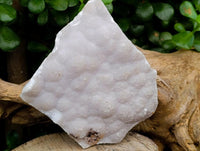 Natural Blue Lace Agate Crystalline Plate Specimens x 2 From Namibia