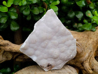 Natural Blue Lace Agate Crystalline Plate Specimens x 2 From Namibia