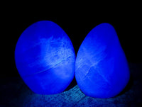 Polished Green Fluorite Standing Free Forms x 2 From Madagascar