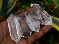 Polished Double Terminated Clear Quartz Crystals x 35 From Madagascar