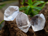 Polished Double Terminated Clear Quartz Crystals x 35 From Madagascar