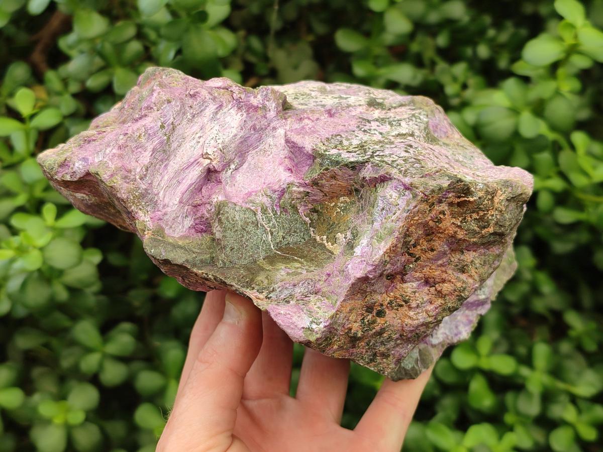 Natural XL Stichtite Cobbed Specimen x 1 From Barberton, South Africa