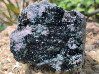 Natural Libethenite Crystals On Dolomite Matrix Specimens x 2 From Shituru, Congo