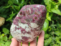 Polished Rubellite Pink Tourmaline Standing Free Forms x 2 From Ambatondrazaka, Madagascar