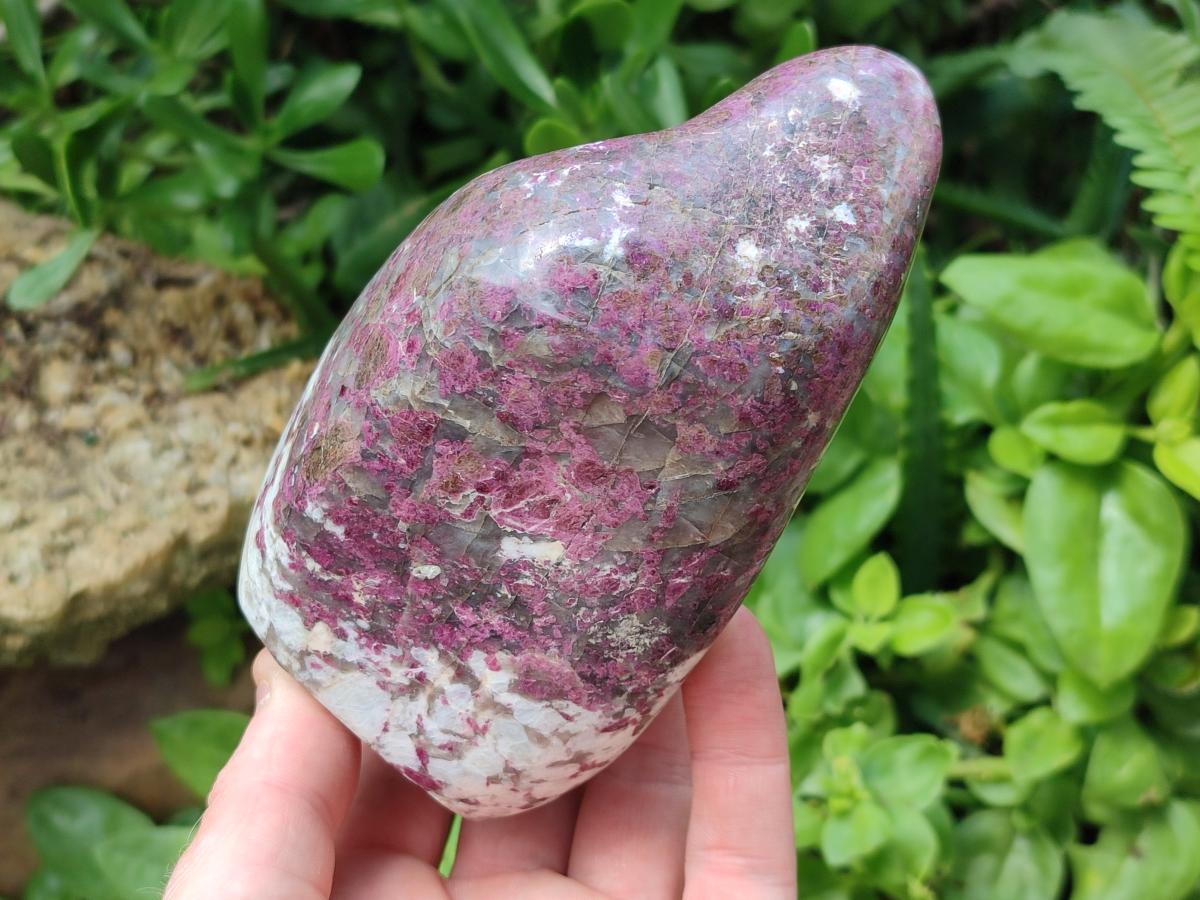 Polished Rubellite Pink Tourmaline Standing Free Forms x 2 From Ambatondrazaka, Madagascar