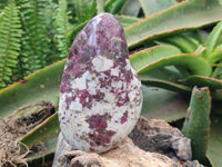 Polished Rubellite Pink Tourmaline Standing Free Forms x 2 From Ambatondrazaka, Madagascar