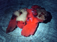 Natural Drusy Quartz Coated Spearhead Calcite Specimens x 7 From Albert's Mountain, Lesotho