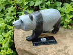 Hand Made Wonderstone Panda Carving x 1 From Zimbabwe