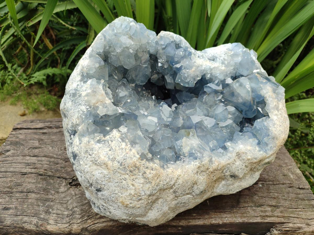 Natural XXL Blue Celestite Geode Specimen x 1 From Sakoany, Madagascar