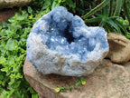 Natural XXL Blue Celestite Geode Specimen x 1 From Sakoany, Madagascar