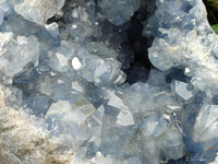 Natural XL Blue Celestite Geode Specimen x 1 From Sakoany, Madagascar