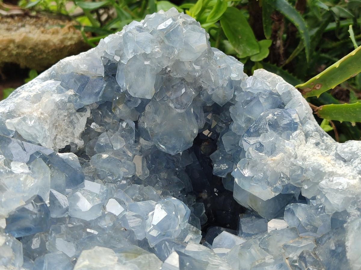 Natural XXL Blue Celestite Geode Specimen x 1 From Sakoany, Madagascar