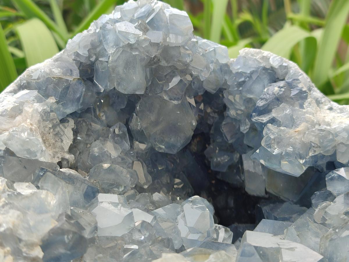 Natural XL Blue Celestite Geode Specimen x 1 From Sakoany, Madagascar