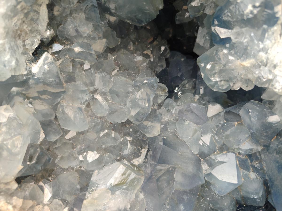 Natural XXL Blue Celestite Geode Specimen x 1 From Sakoany, Madagascar
