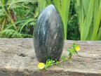 Polished Black Tourmaline Standing Free Form x 1 From Madagascar