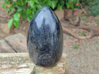 Polished Black Tourmaline Standing Free Form x 1 From Madagascar
