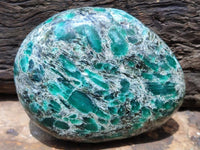 Polished Emerald Mica 'Mutokolite' Standing Free Forms x 6 From Mutoko, Zimbabwe