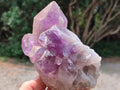 Natural Jacaranda Amethyst Crystal Clusters x 2 From Mumbwa, Zambia - Toprock Gemstones and Minerals 