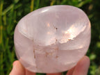 Polished Rose Quartz Standing Free Forms x 2 From Madagascar