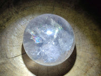 Polished Clear and Smoky Quartz Crystal Balls x 3 From Madagascar