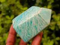 Polished Amazonite Crystals x 3 From Madagascar