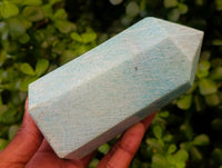 Polished Amazonite Crystals x 3 From Madagascar