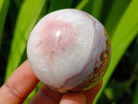 Polished Red Shashe River Banded Agate Spheres x 6 From Shashe River, Zimbabwe