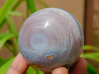 Polished Red Shashe River Banded Agate Spheres x 6 From Shashe River, Zimbabwe