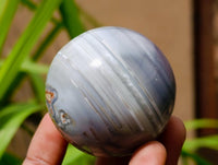 Polished Red Shashe River Banded Agate Spheres x 6 From Shashe River, Zimbabwe