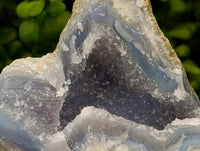 Natural Blue Lace Agate Geode Specimens x 2 From Nsanje, Malawi