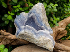 Natural Blue Lace Agate Geode Specimens x 2 From Nsanje, Malawi - Toprock Gemstones and Minerals 
