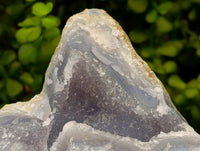 Natural Blue Lace Agate Geode Specimens x 2 From Nsanje, Malawi