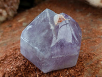 Polished Smokey Amethyst Window Crystals x 3 From Akansobe, Madagascar